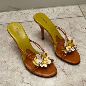 Charles by Charles David Fall Colors Floral Heels - Size 7 (37)